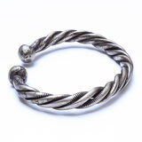 Saharan African Berber / Tuareg Twisted Rope Torque Bracelet 53g Etnographic Collectible – Ethnographic collectible - Africa 