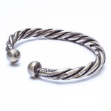Saharan African Berber / Tuareg Twisted Rope Torque Bracelet 53g Etnographic Collectible – Ethnographic collectible - Africa 