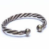Saharan African Berber / Tuareg Twisted Rope Torque Bracelet 53g Etnographic Collectible – Ethnographic collectible - Africa 