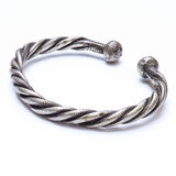 Saharan African Berber / Tuareg Twisted Rope Torque Bracelet 53g Etnographic Collectible – Ethnographic collectible - Africa 