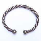 Saharan African Berber / Tuareg Twisted Rope Torque Bracelet 53g Etnographic Collectible – Ethnographic collectible - Africa 