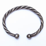 Saharan African Berber / Tuareg Twisted Rope Torque Bracelet 53g Etnographic Collectible – Ethnographic collectible - Africa 
