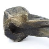 West African Twisted Cuff Bracelet Prestige Amulet 224g Heavy – Ethnographic collectible - Africa 