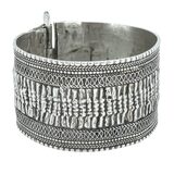 Kohapuri Style Toda Cuff Bracelet Pin Closure 1.5 in Wide 76g – OOAK - Unique one of a kind artisan item