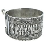 Kohapuri Style Toda Cuff Bracelet Pin Closure 1.5 in Wide 76g – OOAK - Unique one of a kind artisan item