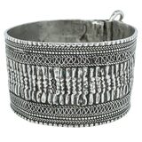 Kohapuri Style Toda Cuff Bracelet Pin Closure 1.5 in Wide 76g – OOAK - Unique one of a kind artisan item
