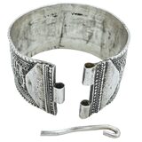 Kohapuri Style Toda Cuff Bracelet Pin Closure 1.5 in Wide 76g – OOAK - Unique one of a kind artisan item