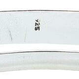 Modernist Sterling Silver Cuff Bracelet 35.8g – Estate Find