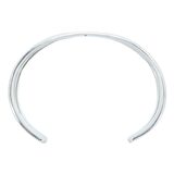 Modernist Sterling Silver Cuff Bracelet 35.8g – Estate Find