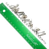 Vintage Sterling Silver Charm Bracelet 34g - Wild West / Western Figural Charms – OOAK - Unique one of a kind artisan item