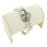 Signed Antique William B Kerr 4730 Arts & Crafts Baroque Pearl Bracelet 8.25 In – Rare collectible vintage item 