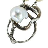 Signed Antique William B Kerr 4730 Arts & Crafts Baroque Pearl Bracelet 8.25 In – Rare collectible vintage item 