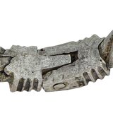 Tuareg Style Twisted White Metal Bracelet Ethnographic Cuff - Roy Sieber Provenance – Collectible Item - Estate find