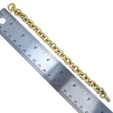 Vintage 1950s Signed Napier Gold Tone Textured Heavy Link Chain Bracelet – Collectible vintage designer item