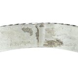 Jessica Chavez JPC Zuni Sterling Silver Double Row Multicolor Inlay Bangle 34.5g – Collectible Item - Estate find