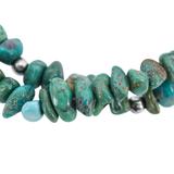 Green Turquoise And Sterling Silver Set Of 2 Bracelets Southwestern 22 g – OOAK - Unique one of a kind item handmade by A World Of Things made using recycled materials 