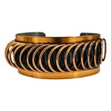 Handmade by Renoir of California – Modernist Coil Design Cuff Bracelet – Collectible vintage designer item