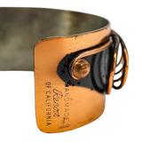 Handmade by Renoir of California – Modernist Coil Design Cuff Bracelet – Collectible vintage designer item