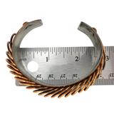 Handmade by Renoir of California – Modernist Coil Design Cuff Bracelet – Collectible vintage designer item