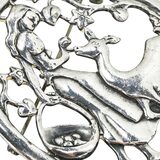 Signed Little Nemo 825 Silver Whimsical Storytelling Brooch Statement 2.8 Inch – Rare collectible vintage item 