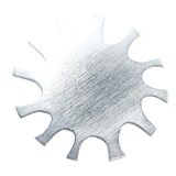 Sterling Silver Modernist Starburst Sun Brooch - Signed Cooke – Collectible vintage designer item