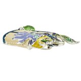Napier Enamel Gardening Brooch Tote Vegetables And Molded Glass Snail – Estate Find