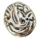 Vintage Mexico Silver Modernist Stylized Roadrunner Brooch Sculptural Relief 1.25” – Rare Vintage Item