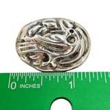 Vintage Mexico Silver Modernist Stylized Roadrunner Brooch Sculptural Relief 1.25” – Rare Vintage Item
