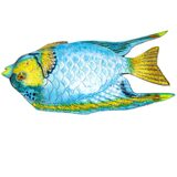 Vintage Tropical Angel Fish Brooch - Enameled Sterling Silver - 2.5in – Vintage item