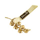 Vintage Marvella Gold Tone Leaf Brooch W Faux Pearls Natura ’86 Fabric Tag NOS – Vintage dead stock item 