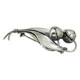 Carl Ove Frydensberg 925S COF DENMARK Large Modernist Flower Bud Brooch 2 3/5” – Collectible vintage designer item