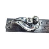 Carl Ove Frydensberg 925S COF DENMARK Large Modernist Flower Bud Brooch 2 3/5” – Collectible vintage designer item