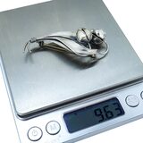 Carl Ove Frydensberg 925S COF DENMARK Large Modernist Flower Bud Brooch 2 3/5” – Collectible vintage designer item