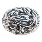 Vintage Mexico Silver Modernist Stylized Roadrunner Brooch Sculptural Relief 1.25” – Rare Vintage Item