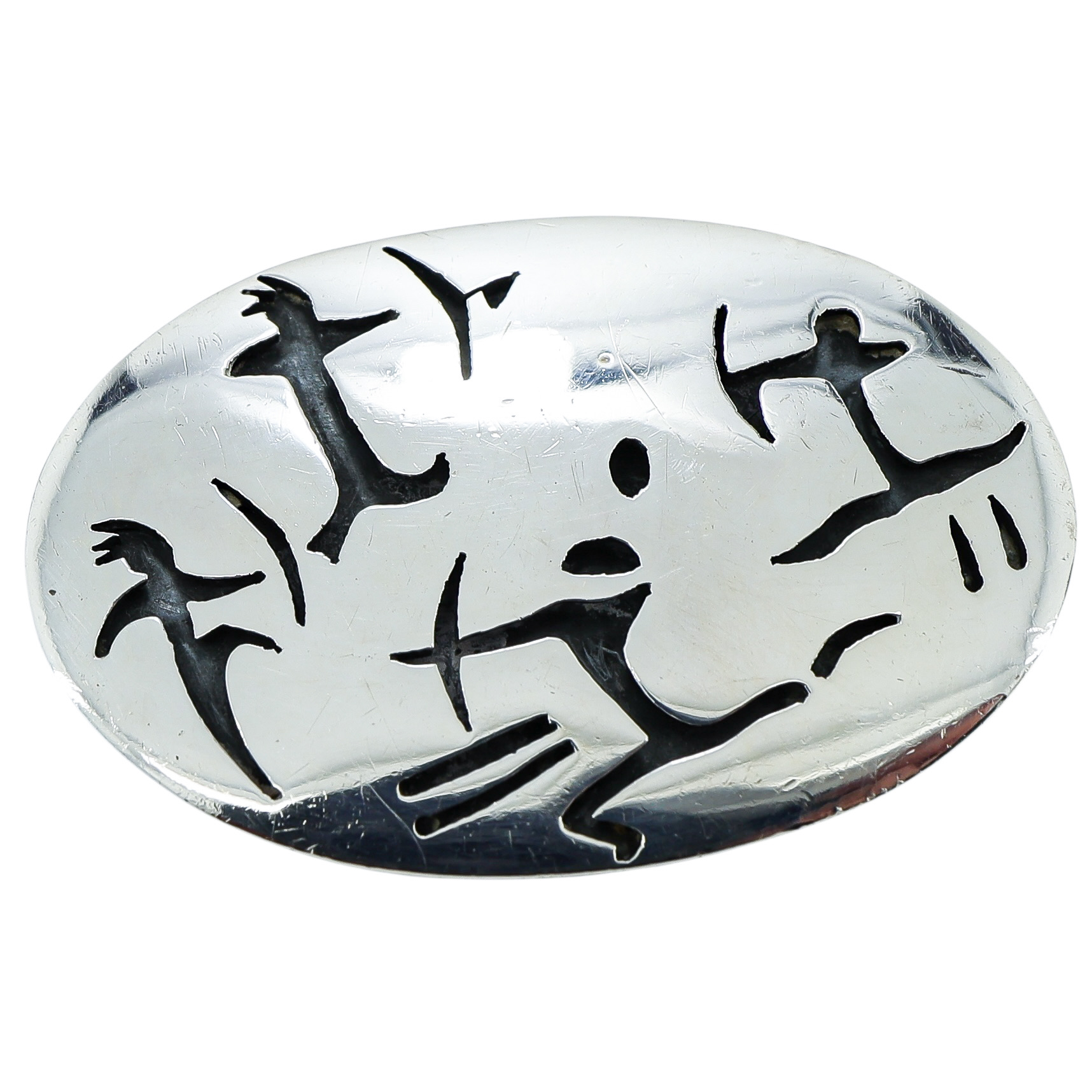 Antonio Pineda Mexican Modernist Sterling Silver 970 Brooch image 2