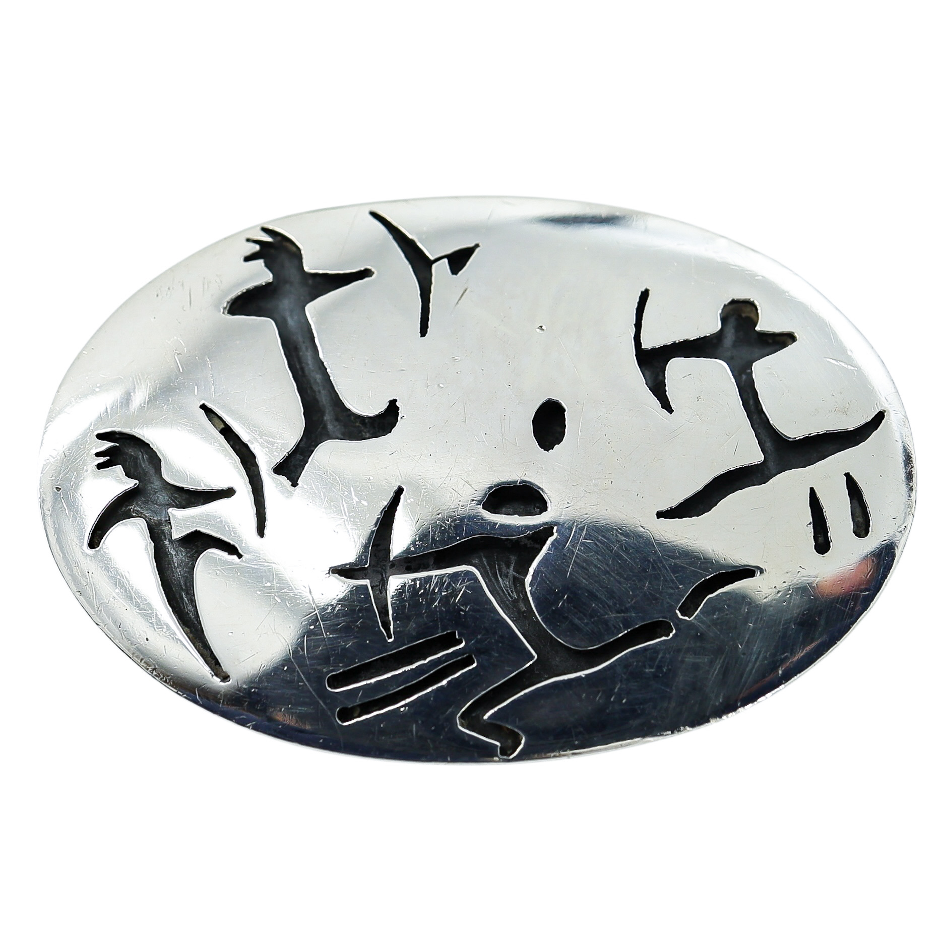 Antonio Pineda Mexican Modernist Sterling Silver 970 Brooch image 3