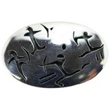 Antonio Pineda Mexican Modernist Sterling Silver 970 Brooch – Rare collectible vintage item 