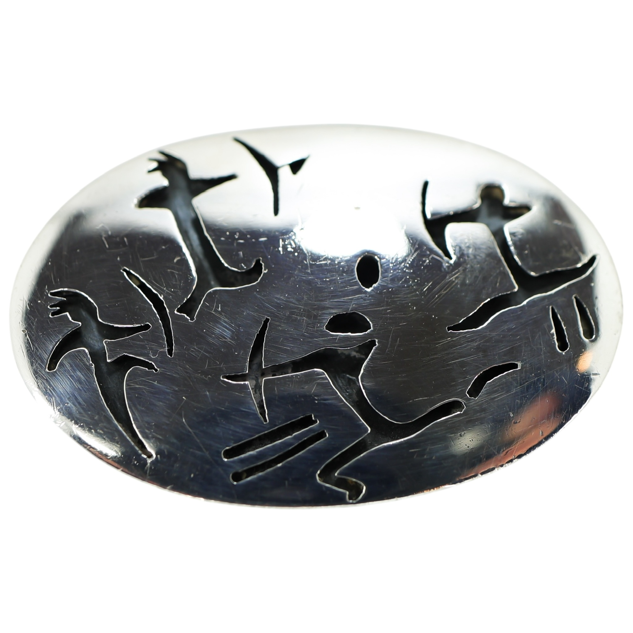 Antonio Pineda Mexican Modernist Sterling Silver 970 Brooch image 5