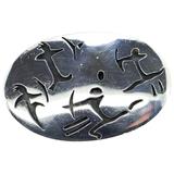 Antonio Pineda Mexican Modernist Sterling Silver 970 Brooch – Rare collectible vintage item 
