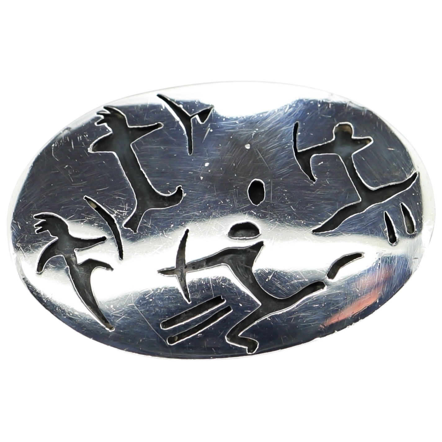 Antonio Pineda Mexican Modernist Sterling Silver 970 Brooch image 6