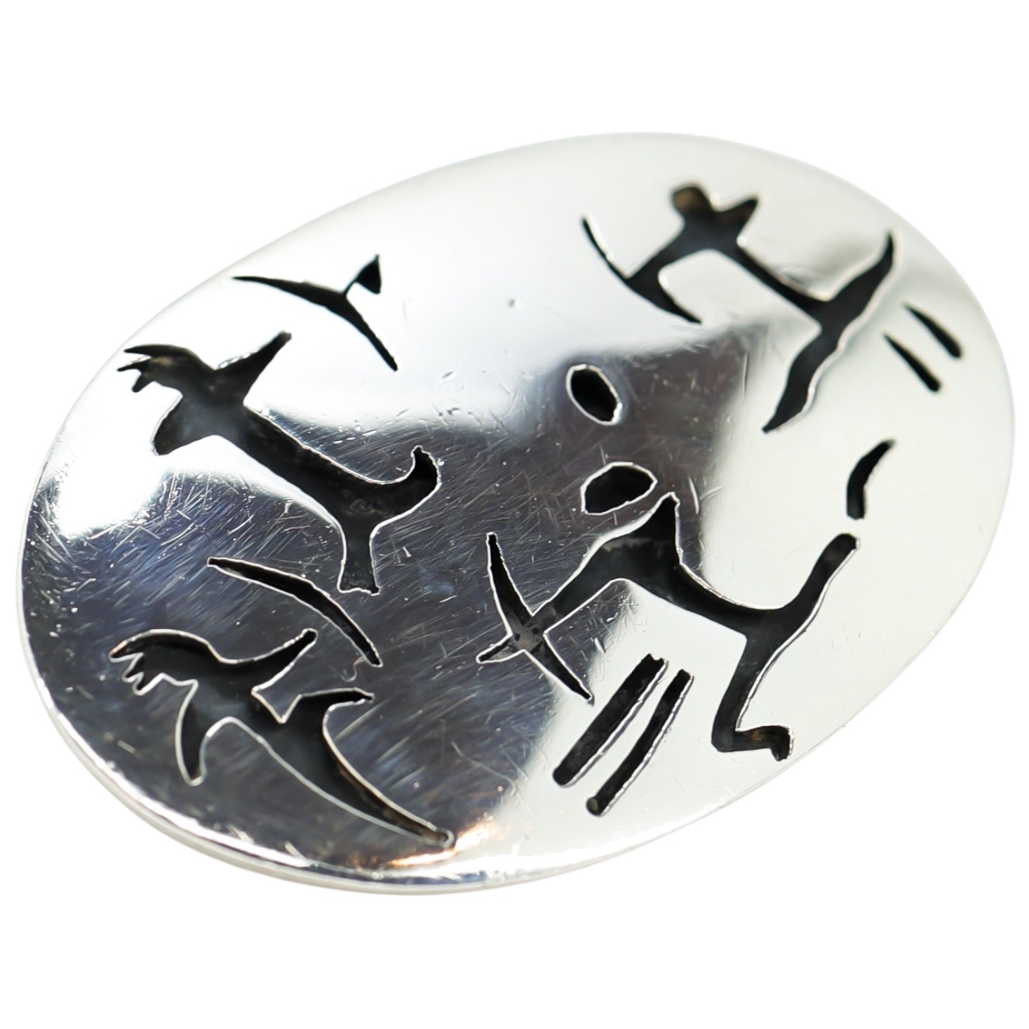 Antonio Pineda Mexican Modernist Sterling Silver 970 Brooch image 7