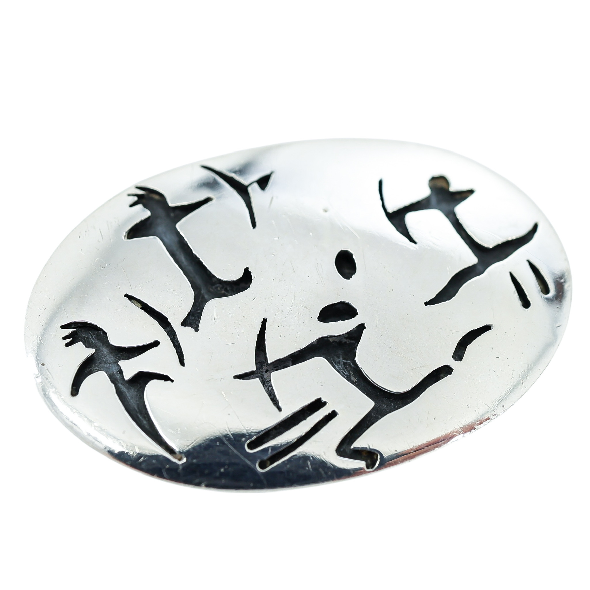 Antonio Pineda Mexican Modernist Sterling Silver 970 Brooch image 8