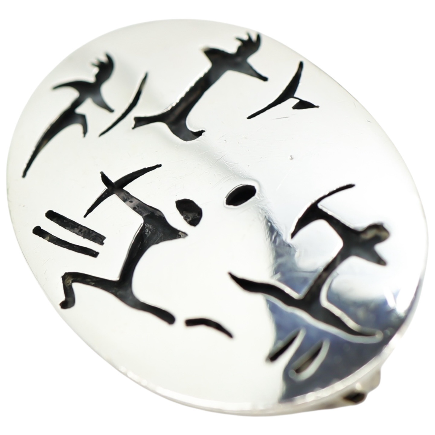 Antonio Pineda Mexican Modernist Sterling Silver 970 Brooch image 9