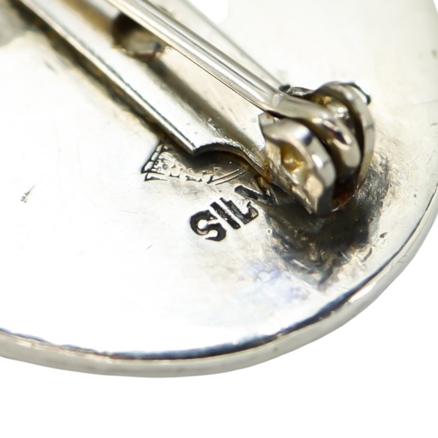 Antonio Pineda Mexican Modernist Sterling Silver 970 Brooch image 12