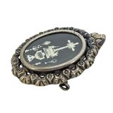 Antique Religious Gothic Photo Insert Pendant Brooch - 2 – Collectible vintage item