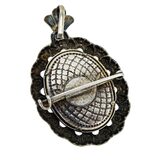 Antique Religious Gothic Photo Insert Pendant Brooch - 2 – Collectible vintage item