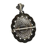 Antique Religious Gothic Photo Insert Pendant Brooch - 2 – Collectible vintage item