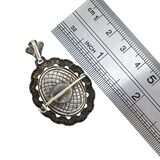 Antique Religious Gothic Photo Insert Pendant Brooch - 2 – Collectible vintage item