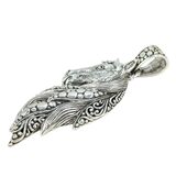 SARDA Sterling Silver Horse Head Pendant Ornate Filigree Equestrian 2.5" – Collectible designer item - retired