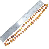 Baltic Amber Linked Bead Hand Wired Nugget Necklace 33g 24” – OOAK - Unique one of a kind artisan item